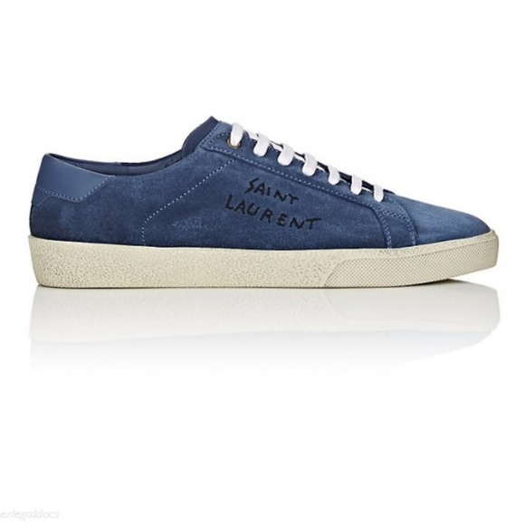 Saint laurent sneakers blue clearance